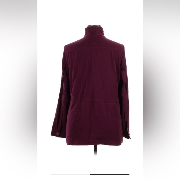 NWT White House, black market jacket color burgundy - Picture 2 of 2